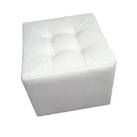 Puff Cerrado 40X40X40Blanco