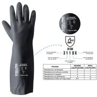 Guante Neopreno Ultrasafe 15Pulg Negra - Steelpro