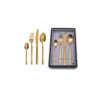 Cubiertos Venus Gold 4 Puestos 16 Piezas