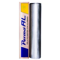 Tela Asfáltica Base Poliéster + Foil de Aluminio Permoal x 20 m2 Papelim