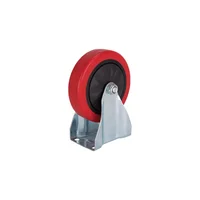 Rueda De Poliuretano De 12.70 Cm Con Base Rigida