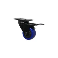 Rueda Giratoria Shepherd Hardware 3 Pulgadas con Freno y Rueda de TPU