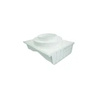 Rejilla de Ventilación Latón Blanca Plástico X 10.16 cm