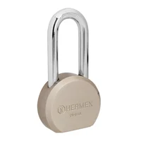 Candado Largo 65 Mm De Acero Máxima Seguridad Con 3 Llaves