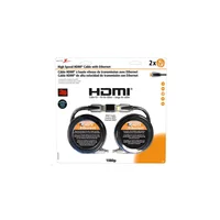 Juego de 2 Cables Hdmi Hs con Extensión de 1,82 M