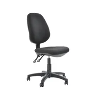 Silla de escritorio Ejecutiva Espalda Graduable 3 Palancas Ergonomus Treck Negra Set X5 Unidades