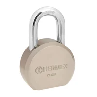 Candado Corto 65 Mm De Acero Máxima Seguridad Con 3 Llaves