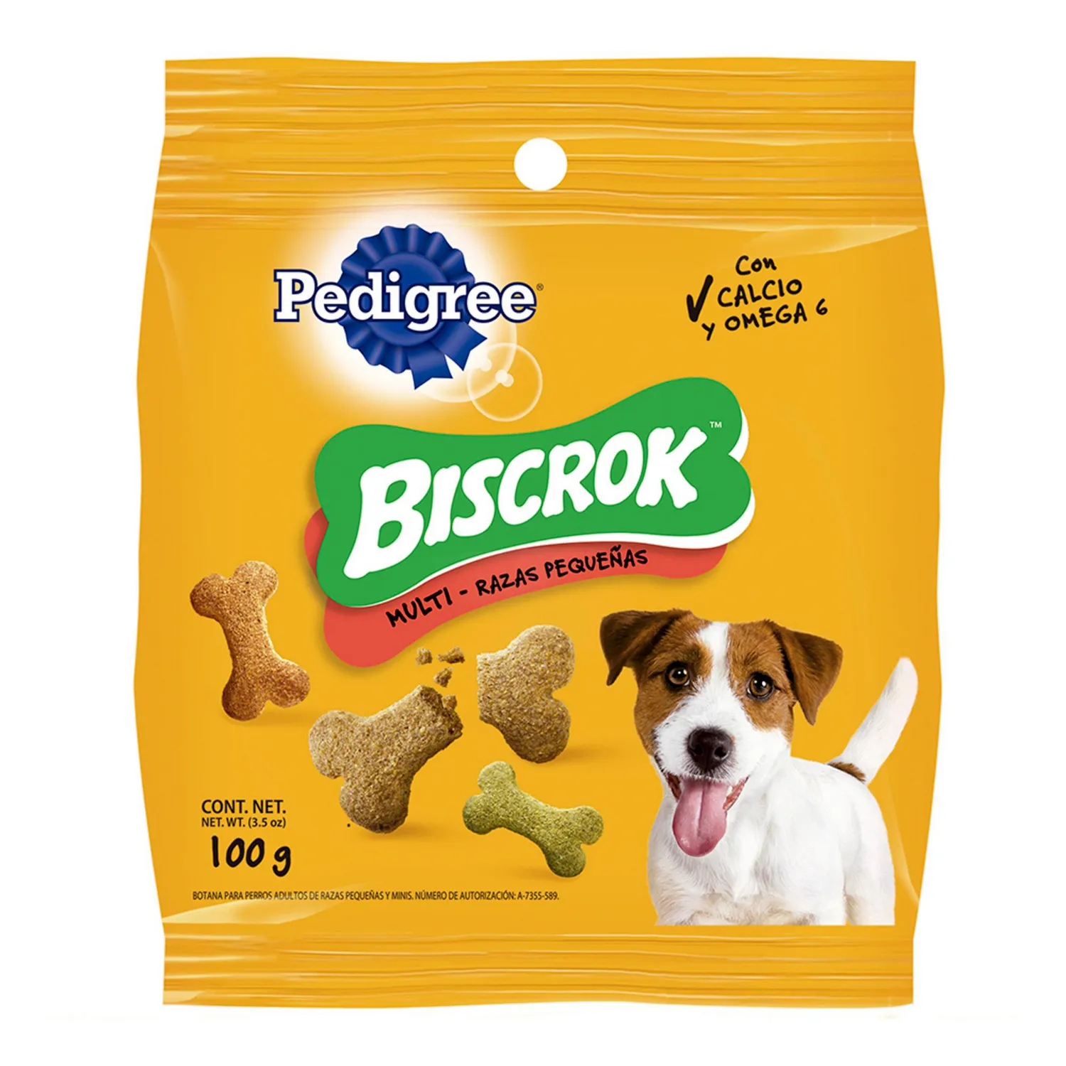 Snack Para Perro Pedigree Biscrok Rp 12/100g