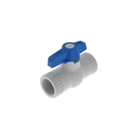 Válvula Bola PVC 3/4 Soldable Pesada Pcp