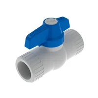 Válvula Bola PVC 1/2 Soldable Pesada Pcp
