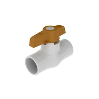 Válvula Bola PVC 3/4 Soldable Pcp