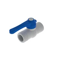 Paqx3und Val Bola 3/4plg Pvc Soldar Man Larga Pcp