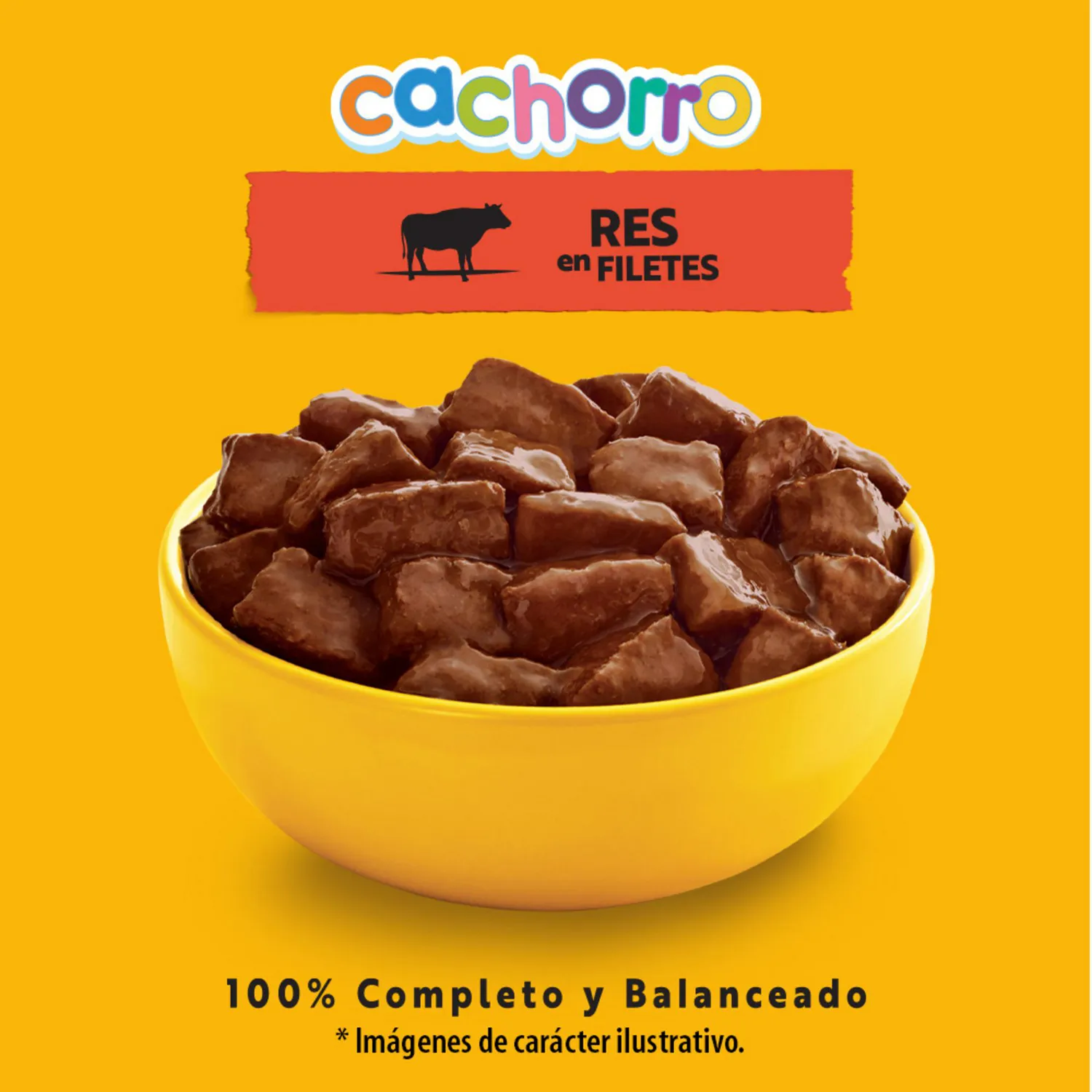Comida Húmeda Para Perro Pedigree Puppy Pouch Res 100g 3