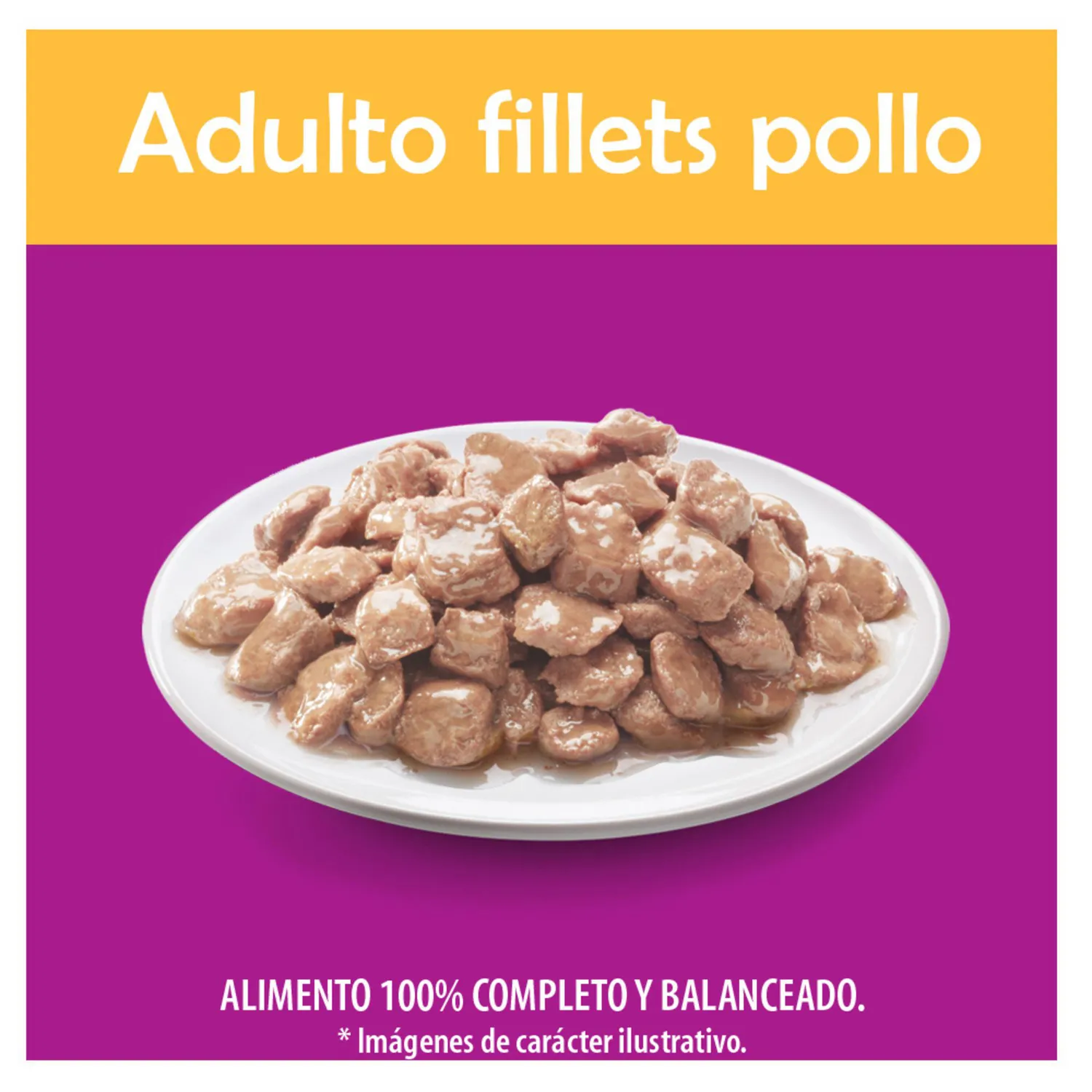 Comida Húmeda Para Gato Pouch Pollo Whiskas 85g 3