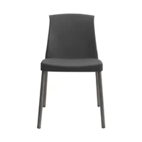 Silla Cafeteria Eva Sin Brazos Gris Oscuro