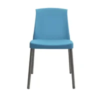 Silla Cafeteria Eva Sin Brazos Azul Claro