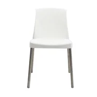 Silla Cafeteria Eva Sin Brazos Blanco
