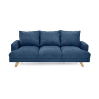 Sofá Lisboa 85X192X81 Tela Indigo