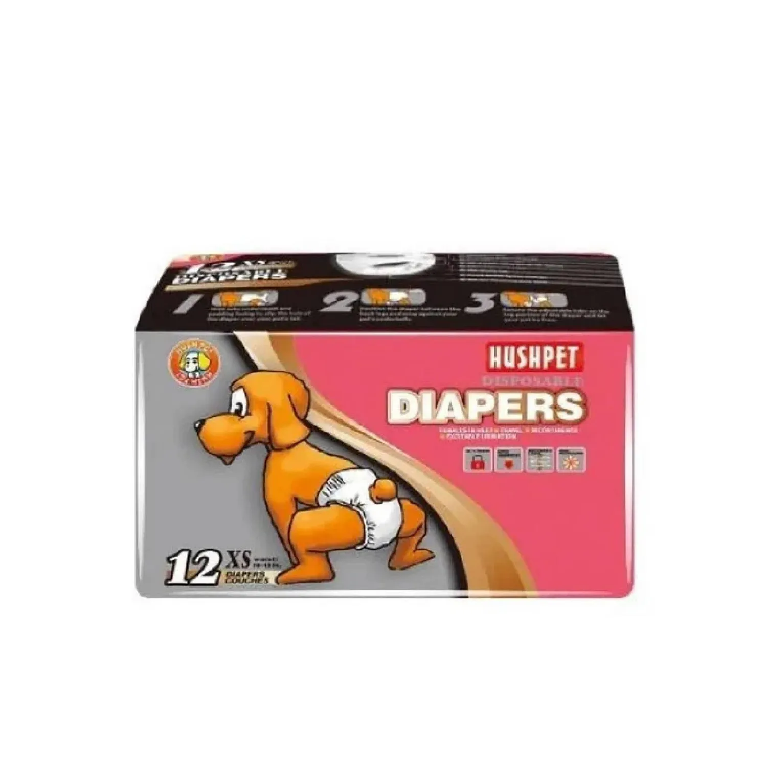 Panales De Entrenamiento Perro Talla XS Hushpet