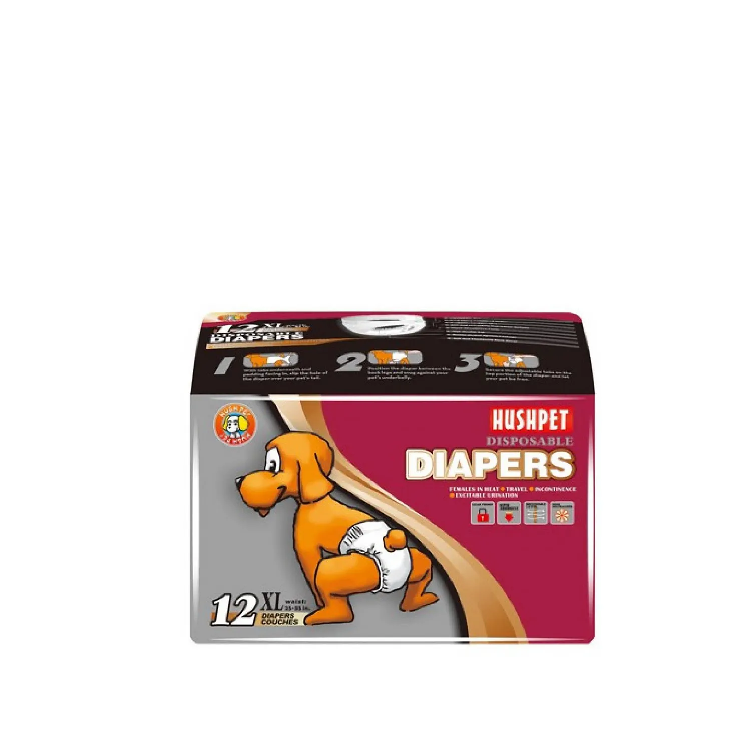 Panales De Entrenamiento Perro Talla XL Hushpet