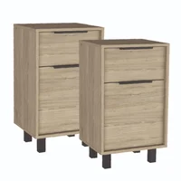 Setx2 Mesa De Noche Wesley 1 Puerta 1 Cajón Beige