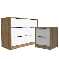 Combo Habitacion Organizador + Mesa De Noche