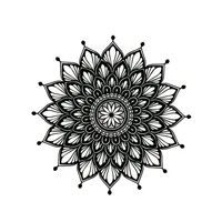 Vinilo Decorativo Mandala Patna Xl 150X150