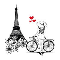 Vinilo Decorativo Torre Eiffel Xs 80X81