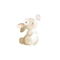 Vinilo Decorativo Coneja Infantil Xs 46X60