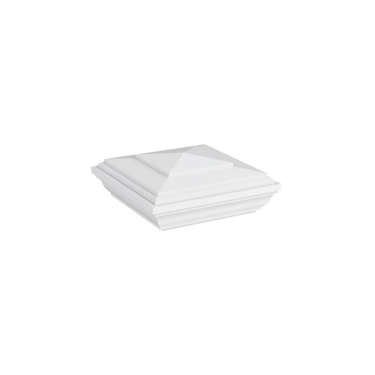 BARRETTE OUTDOOR LIV - Tapa Sup Heritage Color Blanco de 10.16 X 10.16 cm para Poste