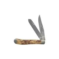 Navaja Plegable de 2 Hoja 9.84 cm Mango Madera