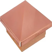 Tapa para Poste 15.24 X 15.24 cm Cedro Cobre