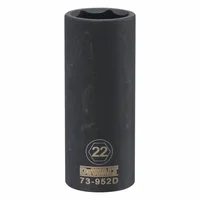 Dado de Impacto Profundo X 6 Puntos de 22 mm Dewalt