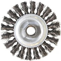 Cepillo Circular Alambre Grueso Enredado 10.16 cm