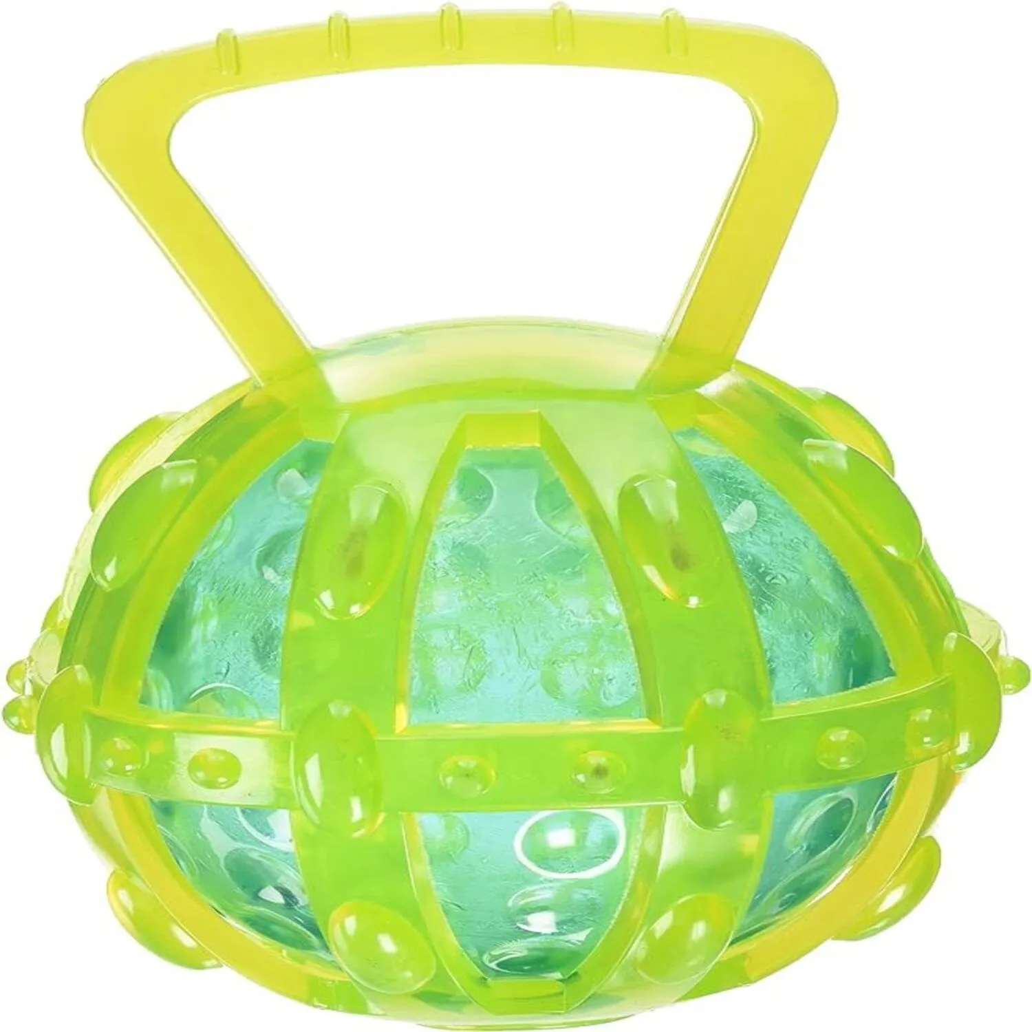 Juguete Para Perro Jaula Transparente Con Pelota