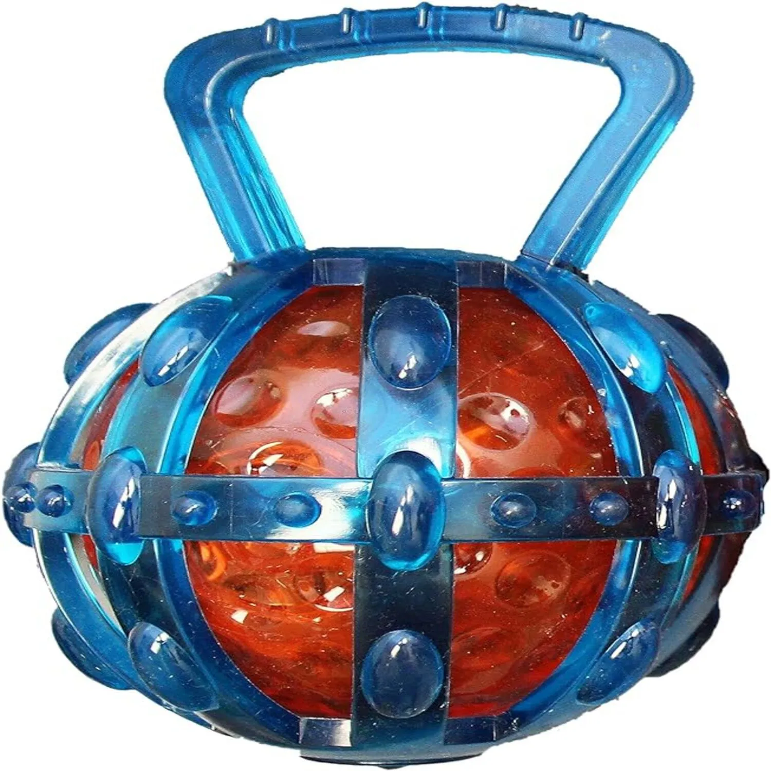 Juguete Para Perro Jaula Transparente Con Pelota 4