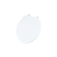Asiento De Inodoro Redondo De Plastico Color Blanco
