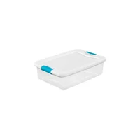 Caja con Tapa de Plástico/Traba Capacidad 30.28 L