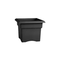 Matera Plástica Cuadrada 35.56cm Negro