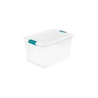 Caja con Cierre Lateral Cap de 60.56L con Tapa Color Blanco