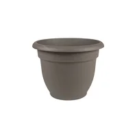 Matera Plástica Cónica 30.48cm Gris