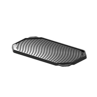 Plancha 27x48cm Negro Doble en Aluminio Fundido con Recubrimiento Antiadherente Delicia Imusa