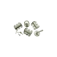 Herrajes Para Puerta Mosquitero/Contrapuerta Niquel Satinado