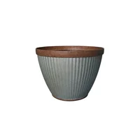 Matera Galvanizada Cónica 38.10cm Gris
