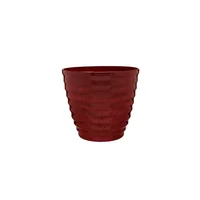 Matera Plástica Cónica 35cm Rojo