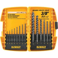 Juego de Brocas Dewalt DW1162 de 14 Piezas para Metal Madera y Plástico