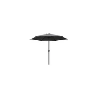 Parasol Hexagonal De Acero Manual 2.70 M Gris Con Manivela Sin Base Seasonal Trends