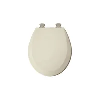 Asiento De Inodoro Redondo De Madera Color Beige