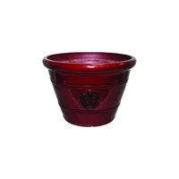 Matera Cerámica Cónica 30.48cm Rojo