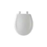 Asiento De Inodoro Redondo De Plastico Color Blanco